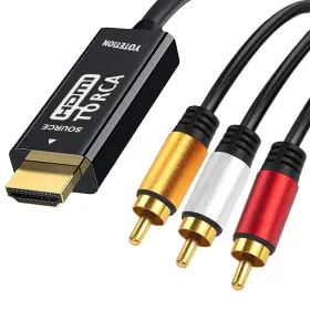 H3RCA LIANJIE Hdmi Rca Wire Rod Ic Male Video Audio