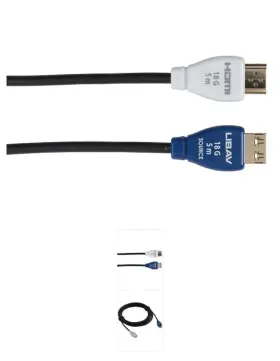 Liberty Av Halo-hcp10m 32.8ft 18g Active Optical Hdmi Cable To