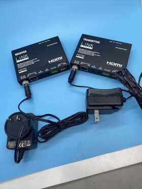 HDEXT1IR232 LINK BRAND Hdmi Extender Receiver Transmitter Set HDEXT1IR232 LINK BRAND Hdmi Extender Receiver Transmitter Set