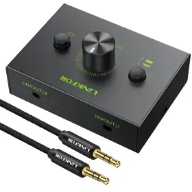 XUNVC472 LINKFOR Ports Stereo Audio Selector Box