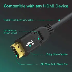 882991121441 LINKUP Ultra High Hdmi Cable Swivel Angle Dsc #3