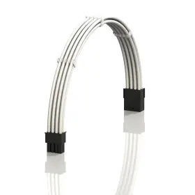 Linkup Pwr-extmod-8gpu-wh30 8pin Psu-gpu Power Extension Cable Compatible With Amd 30cm White