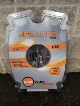 S1625B LIVE WIRE ADVANTAGE Speaker Cable Gauge Banana