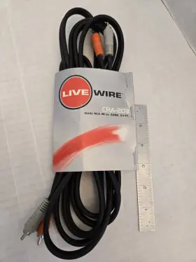 CRA203 LIVEWIRE Wire Dual Rca Feet