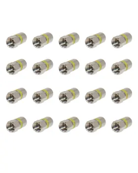 FCA122 LOGICO Quad Shield Coaxial Lock Compression Connector