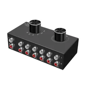 AC004C LVY Rca Audio Switcher Selector Passive