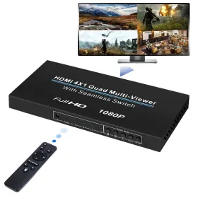 751031441910 MAFUEAY Hdmi Viewer Switch Quad Seamless