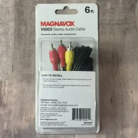 731398100019 MAGNAVOX Video Stereo Audio Cable Tv Dvd Box