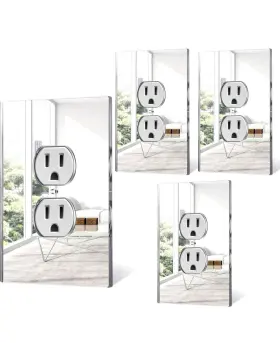 69852 MAITYS Mirror Light Switch Covers Outlet Single Gang