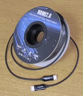 Manufactured By Ens Security And Distributed By Pixel Electric Hdmi-cf328 Hdmi 2.0 High Speed Optical Fiber Cable 40m 131 Feet