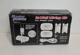IWPK-001 MASTER POWER Recessed Recess Outlet Box Wiring Kit