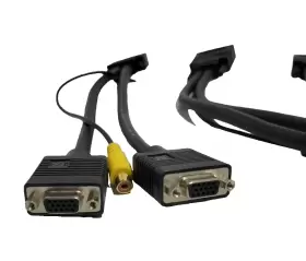 15912-01 MATROX Splitter Dual Vga Video Cables #3 15912-01 MATROX Splitter Dual Vga Video Cables #3