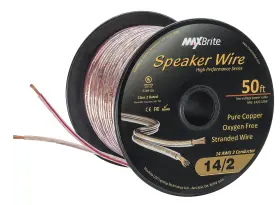 142C-50SP MAXBRITE Spool High Performance Gauge Speaker Wire