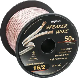 162C-50SP MAXBRITE High Performance Gauge Speaker Wire Oxygen