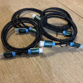 HQM041 MAXIMM Hdmi Cable Braided Ultra Connector