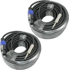 170-SPKNS-100-12-2 MCSPROAUDIO Gauge Speaker Cable Pack