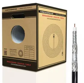 Mediabridge Cc6qb-250 Coaxial Cable Rg6 Ft Quad-shielded - 250 Feet In Box