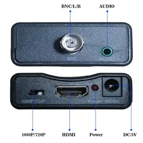762715228826 MEEKWDS Coax Hdmi Adapter Bnc Converter Cvbs Pal #2