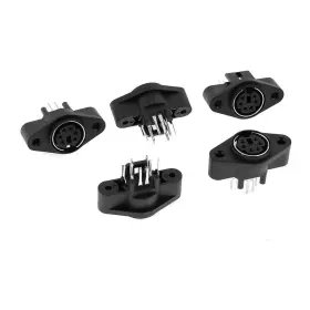 636939715205 METALLIXITY Mini Din Pin Female Video Connector