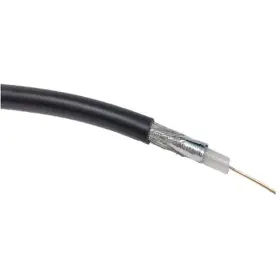 Micro Connectors Inc 715860017234 50 Ft. Rg59 75 Ohm 22 Awg Dual-shielded Coaxial Cable