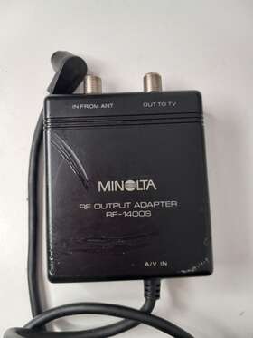 RF-1400S MINOLTA Camera Television Antenna Adapter RF-1400S MINOLTA Camera Television Antenna Adapter