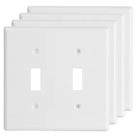 MLLIZH790K MLLIZH Toggle Light Switch Cover Double Plate Pack