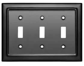 19153 MONARCH ABODE Toggle Light Switch Cover Plate Gang