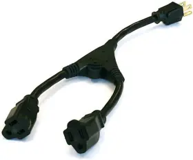 105308 MONOPRICE Power Cord Splitter Cable Nema