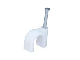 105834 MONOPRICE Circle Cable Clips Steel Nail Pack