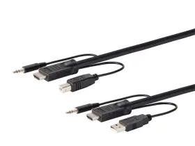 136646 MONOPRICE Switch Hdmi Usb Audio Cable Kvm Switches