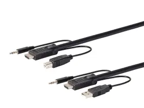 136649 MONOPRICE Switch Hdmi Usb Audio Cable Kvm Switches