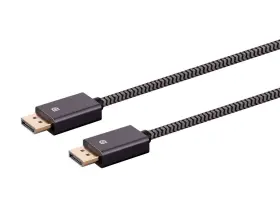 140784 MONOPRICE Displayport Easyplug Braided Cable Feet Gbps #2