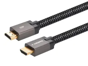 142684 MONOPRICE Braided Ultra High Hdmi Cable 142684 MONOPRICE Braided Ultra High Hdmi Cable