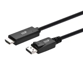 144345 MONOPRICE Displayport Cable Hdmi Monitor Apple Tv