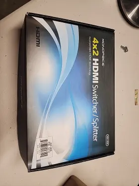 HDX-402 MONOPRICE Matrix Hdmi Switch Splitter Remote