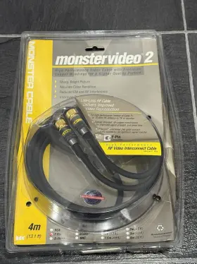 050644009990 MONSTER Video Pin Coaxial Connection Cable