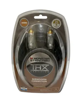 050644304224 MONSTER Thx Subwoofer Cable Connection Deeper