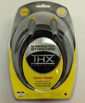 Monster 050644304293 25 Ft. V100 F-25 Rs Thx Certified Coax Video Cable Home Theater New Monster 050644304293 25 Ft. V100 F-25 Rs Thx Certified Coax Video Cable Home Theater New