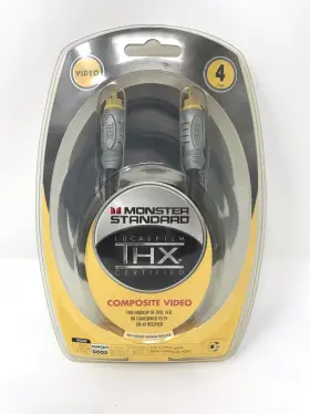 050644304323 MONSTER Standard Thx Video Cable Dvd Vcr Tv