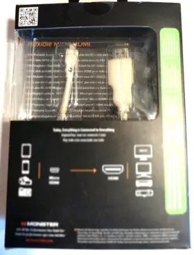 050644638145 MONSTER Superthin Flexible Micro Hdmi Video High #2
