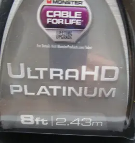 050644680458 MONSTER Ultra Platinum High Hdmi Cable Ethernet #2 050644680458 MONSTER Ultra Platinum High Hdmi Cable Ethernet #2