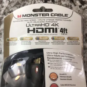 122938-00 MONSTER Uktrahd Hdmi Cable Advanced High Tv #2 122938-00 MONSTER Uktrahd Hdmi Cable Advanced High Tv #2