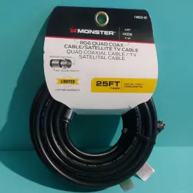 140032-00 MONSTER Hook Up Weatherproof Video Coaxial Cable 140032-00 MONSTER Hook Up Weatherproof Video Coaxial Cable