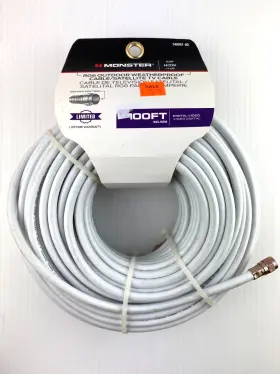140041-00 MONSTER Coax Cable Satellite Tv