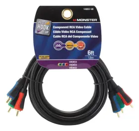 140057-00 MONSTER Cable Hook Up Rca Video Total