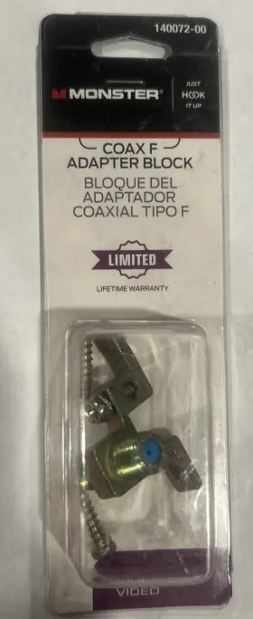 140072-00 MONSTER Coax Adapter Block