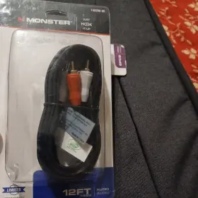 140288-00 MONSTER Hook Up Dual Rca Stereo Cable