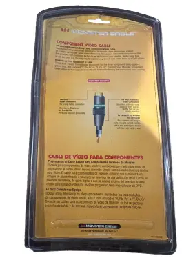 162302 MONSTER Contacts Video Theater Cable Dvd Player #3