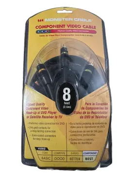 162302 MONSTER Contacts Video Theater Cable Dvd Player