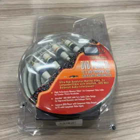 Monster 4405122 Cable Component Video Dvd-to-tv Rca Audio Connections Euc